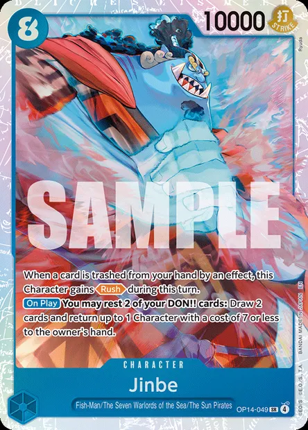 Jinbe, One Piece card OP14-049 — THE AZURE SEA’S SEVEN set