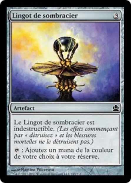 Lingot de sombracier, carte Magic CMD 245 — extension Commander 2011