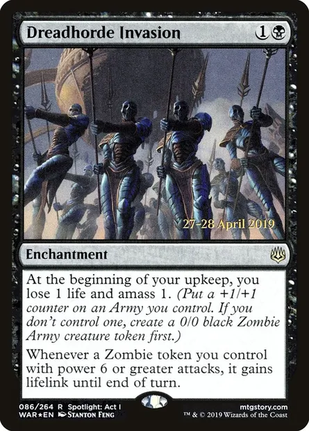 Dreadhorde Invasion, Magic card PWAR 86s — War of the Spark Promos set