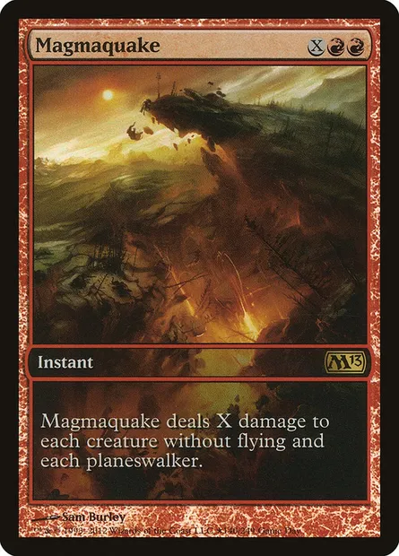 Magmaquake, Magic card PM13 140★ — Magic 2013 Promos set