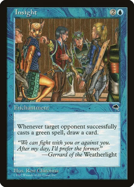 Insight, Magic card TMP 68 — Tempest set