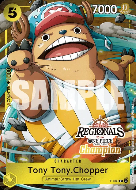 Tony-Tony Chopper, carte One Piece P-089 — extension Carte promo