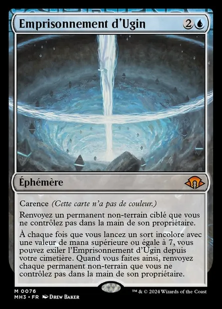 Emprisonnement d'Ugin, carte Magic MH3 76 — extension Modern Horizons 3