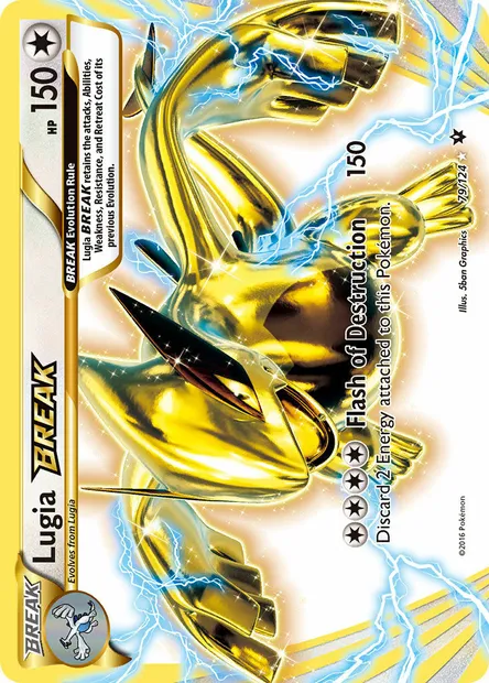 Lugia BREAK, Pokémon card FCO 79 — Fates Collide set