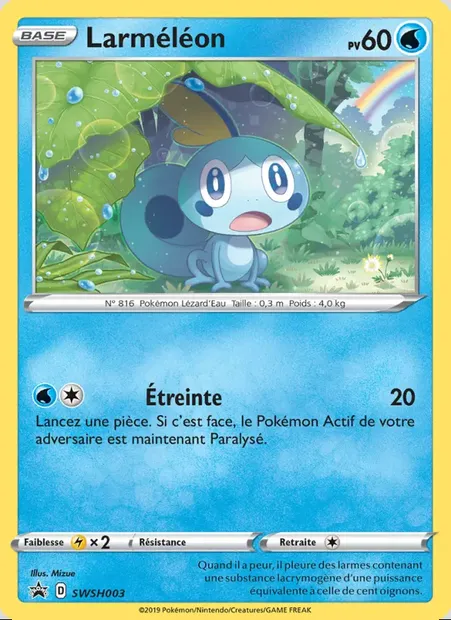Larméléon, carte Pokémon SWSH 003 — extension Promo SWSH