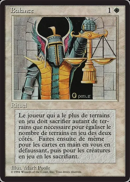 Balance, carte Magic FBB 3 — extension Foreign Black Border
