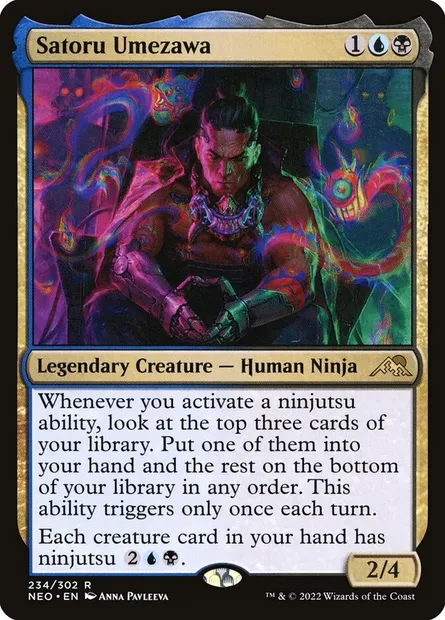 Satoru Umezawa, Magic card NEO 234 — Kamigawa: Neon Dynasty set