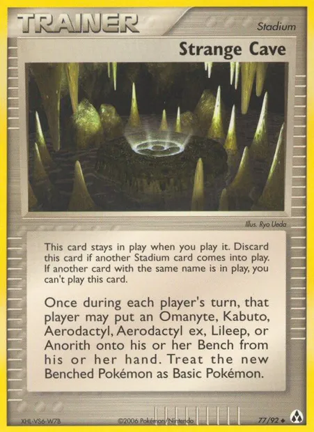 Strange Cave, Pokémon card LM 77 — Legend Maker set