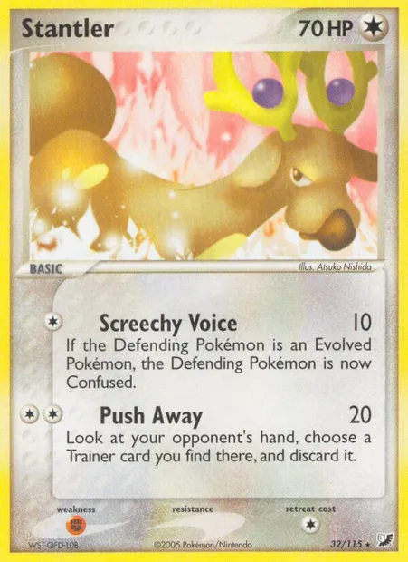 Stantler, Pokémon card UF 32 — Unseen Forces set