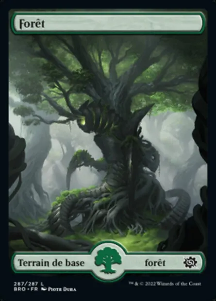 Forêt, carte Magic BRO 287 — extension La Guerre Fratricide