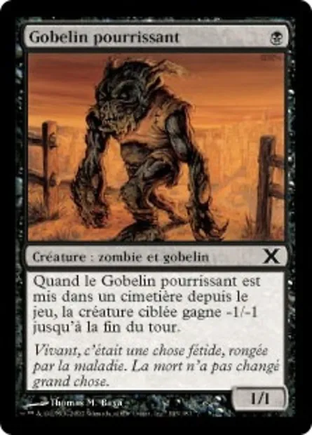 Gobelin pourrissant, carte Magic 10E 143 — extension Dixième édition