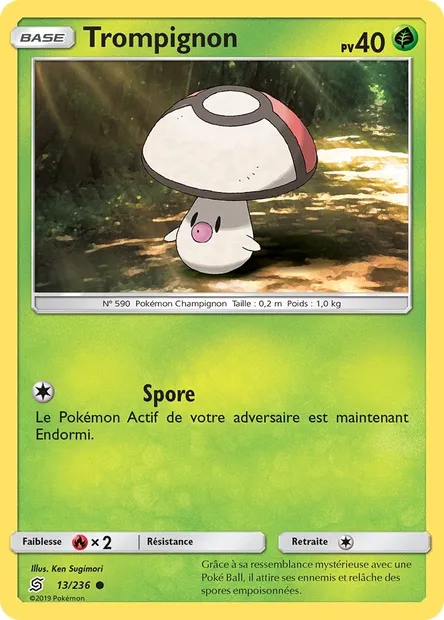 Trompignon, carte Pokémon UNM 13 — extension Harmonie des Esprits