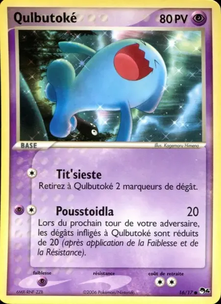 Qulbutoké, carte Pokémon P4 16 — extension POP Série 4