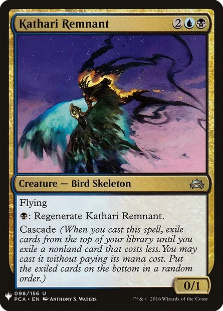 Vestige kathari, carte Magic PLST PCA-98 — extension The List