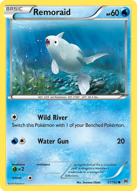 Remoraid, Pokémon card BKT 31 — BREAKthrough set