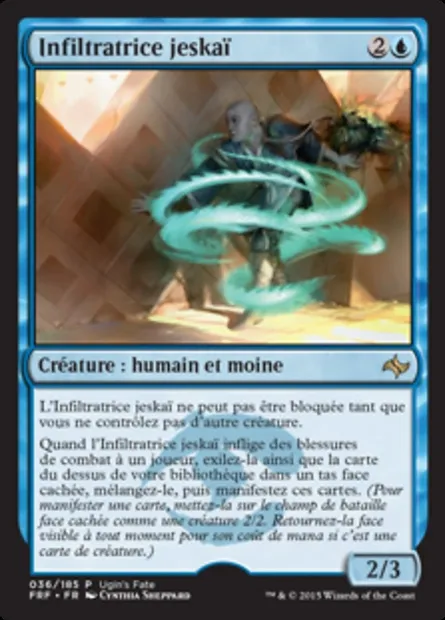 Infiltratrice jeskaï, carte Magic UGIN 36 — extension Ugin's Fate