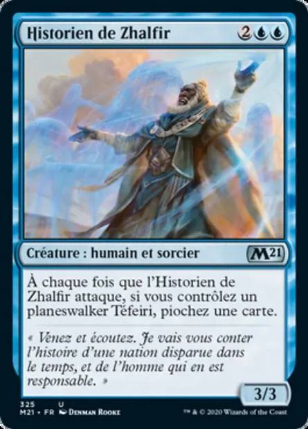 Historien de Zhalfir, carte Magic M21 325 — extension Core Set 2021