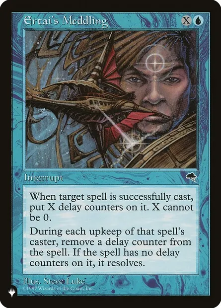 Ertai's Meddling, Magic card PLST TMP-61 — The List set