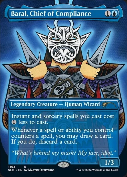 Baral, Chief of Compliance, Magic card SLD 1164 — Secret Lair Drop set