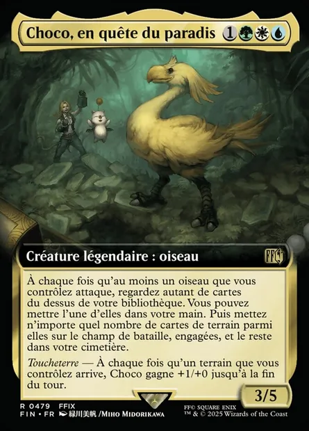 Choco, en quête du paradis, carte Magic FIN 479 — extension Final Fantasy