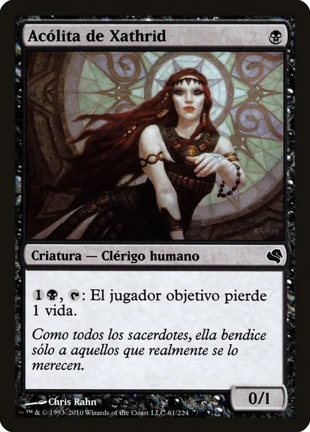 Acolyte de Xathrid, carte Magic PS11 61 — extension Salvat 2011