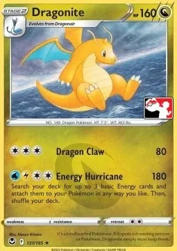 Dragonite, Pokémon card PPS 131-2 — Play! Pokémon Prize Pack Series set