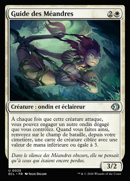 Guide des Méandres, carte Magic ECL 25 — extension Lorwyn Eclipsed