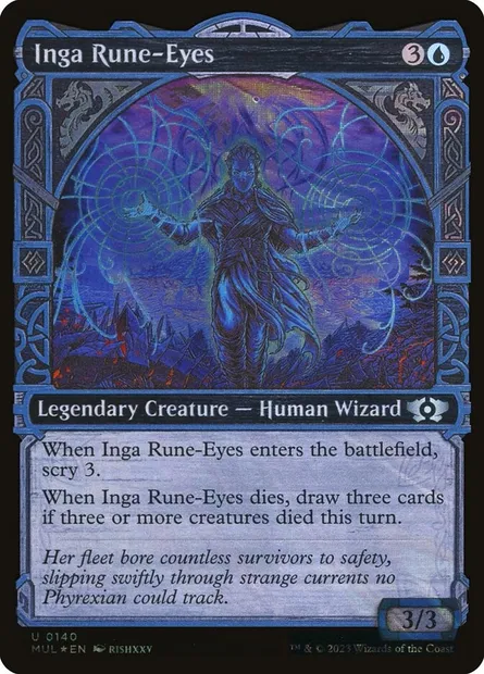 Inga Œil-de-rune, carte Magic MUL 140 — extension Multiverse Legends
