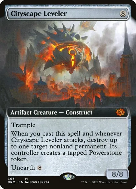 Cityscape Leveler, Magic card BRO 363 — The Brothers' War set