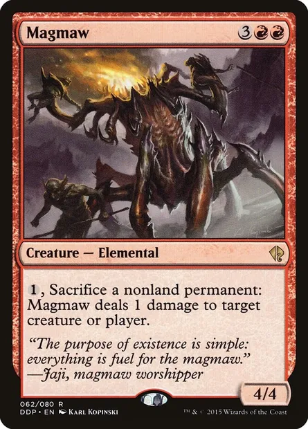 Magmaw, Magic card DDP 62 — Duel Decks: Zendikar vs. Eldrazi set