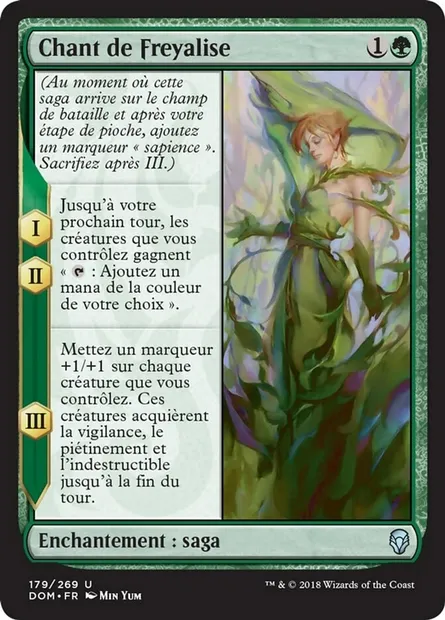 Chant de Freyalise, carte Magic DOM 179 — extension Dominaria