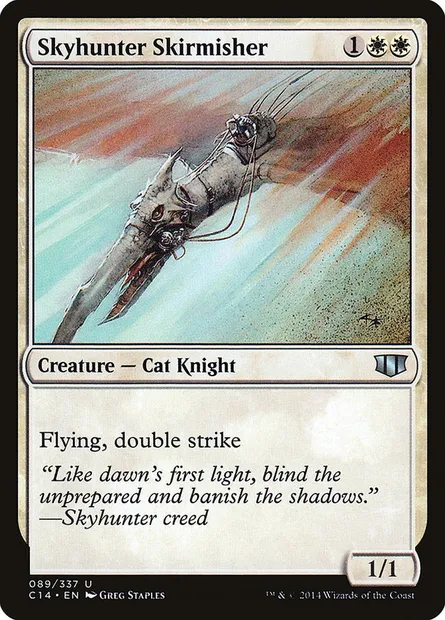 Skyhunter Skirmisher, Magic card C14 89 — Commander 2014 set