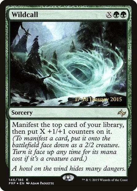 Wildcall, Magic card PFRF 146s — Fate Reforged Promos set