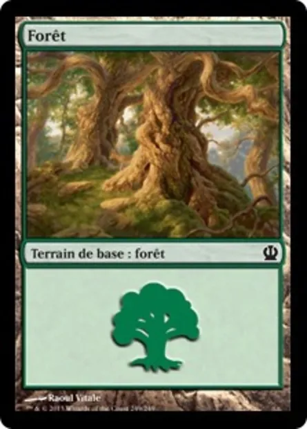 Forêt, carte Magic THS 249 — extension Theros