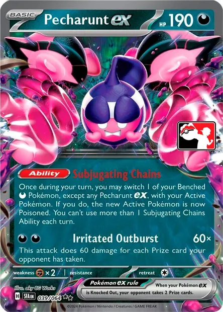 Pecharunt ex, Pokémon card PPS 040-6 — Play! Pokémon Prize Pack Series set
