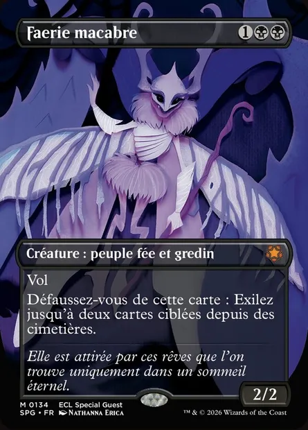 Faerie macabre, carte Magic SPG 134 — extension Special Guests
