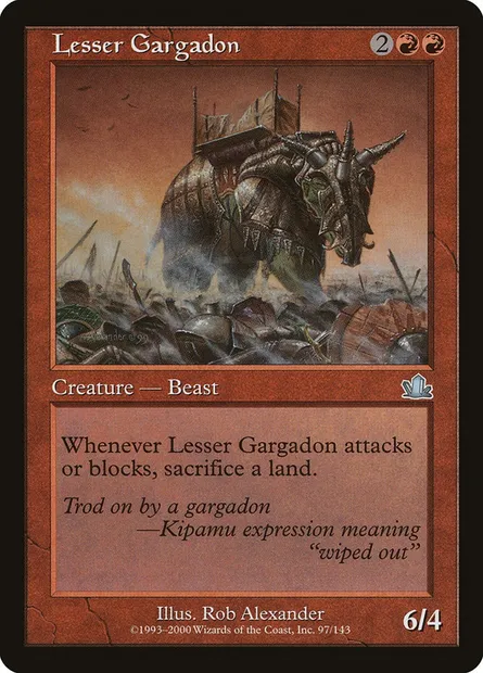Petit gargadon, carte Magic PCY 97 — extension Prophétie