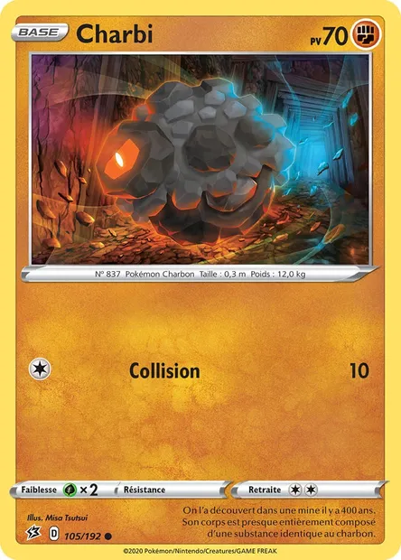 Charbi, carte Pokémon RCL 105 — extension Clash des Rebelles