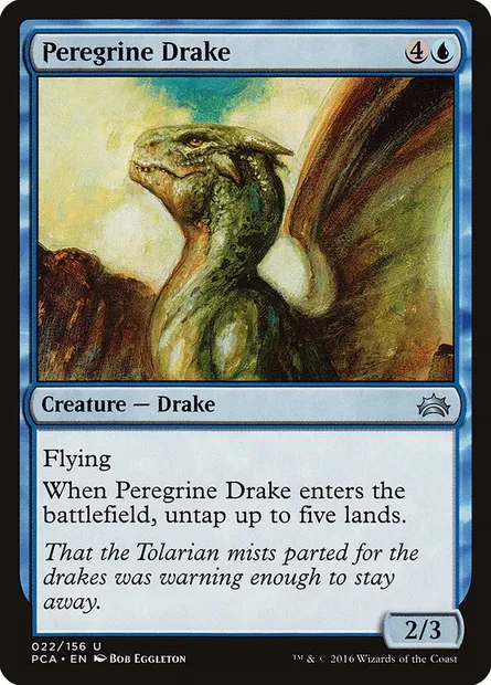 Drakôn pèlerin, carte Magic PCA 22 — extension Planechase Anthology