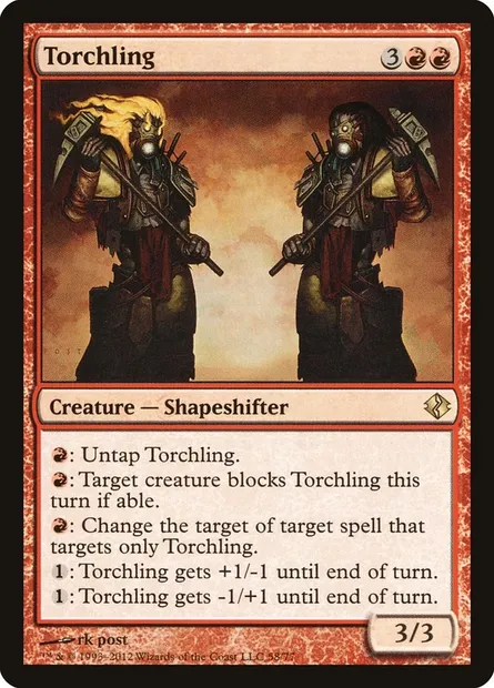 Torchling, Magic card DDI 58 — Duel Decks: Venser vs. Koth set