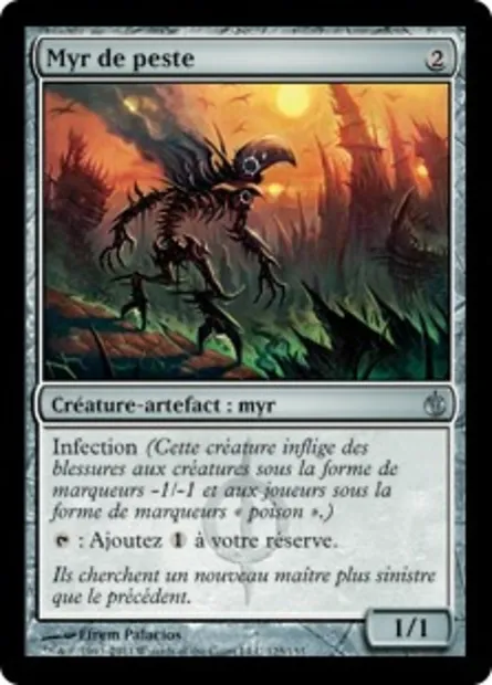 Myr de peste, carte Magic MBS 125 — extension Mirrodin assiégé