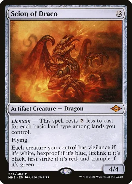 Scion of Draco, Magic card MH2 234 — Modern Horizons 2 set
