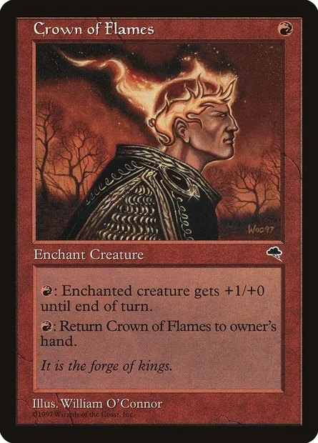 Couronne de flammes, carte Magic TMP 169 — extension Tempête