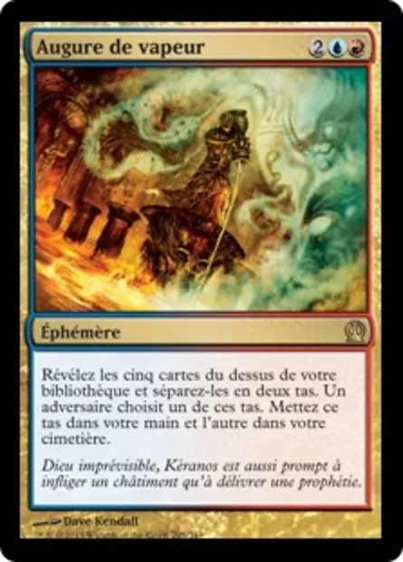 Augure de vapeur, carte Magic THS 205 — extension Theros