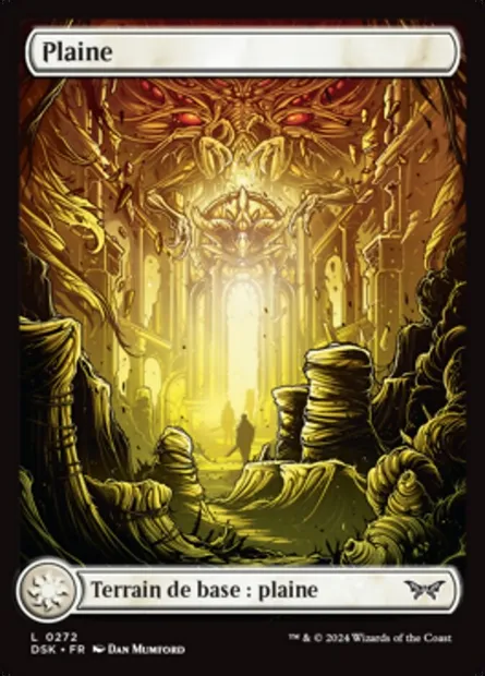 Plaine, carte Magic DSK 272 — extension Duskmourn: House of Horror