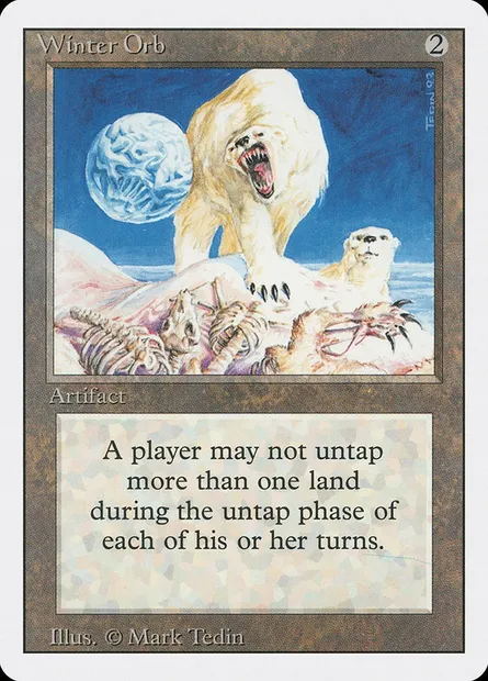 Winter Orb, Magic card 3ED 280 — Revised Edition set
