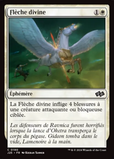 Flèche divine, carte Magic J25 190 — extension Foundations Jumpstart