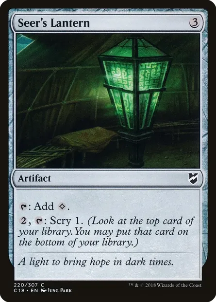 Seer's Lantern, Magic card C18 220 — Commander 2018 set