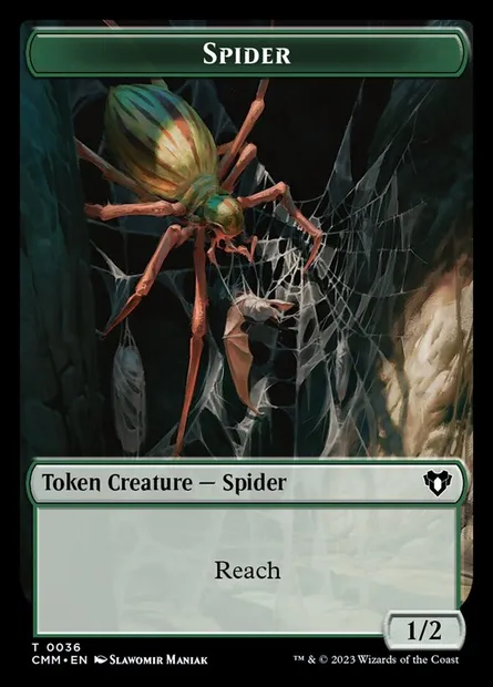 Spider, Magic card TCMM 36 — Commander Masters Tokens set