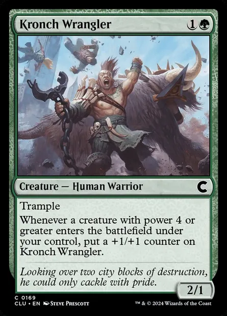 Kronch Wrangler, Magic card CLU 169 — Ravnica: Clue Edition set